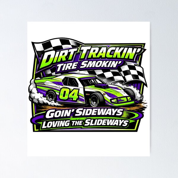 Item preview, Dirt Track Tire Smokin' designed and sold by Rebel Design Works.
