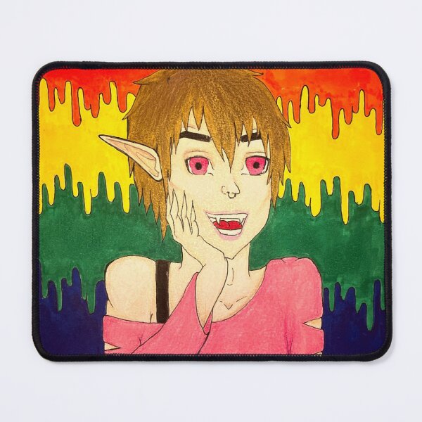 Item preview, LGBTQIA+ pride vampire designed and sold by transemoartist.
