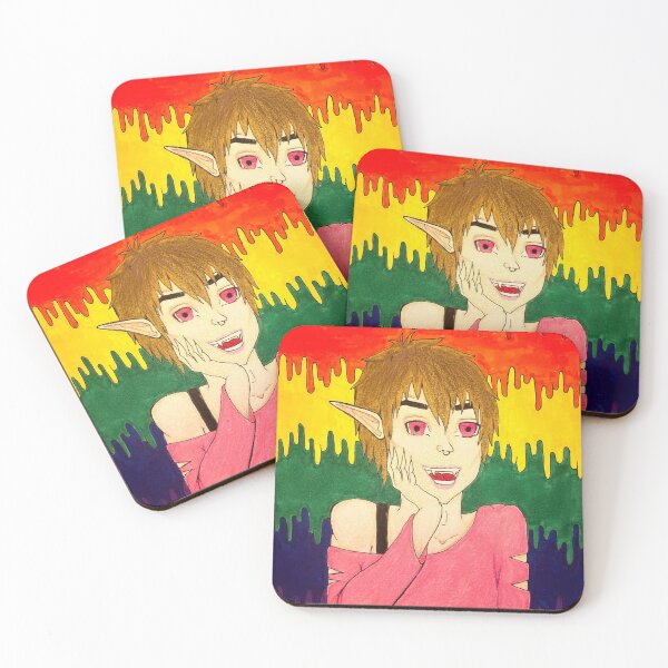 Item preview, LGBTQIA+ pride vampire designed and sold by transemoartist.