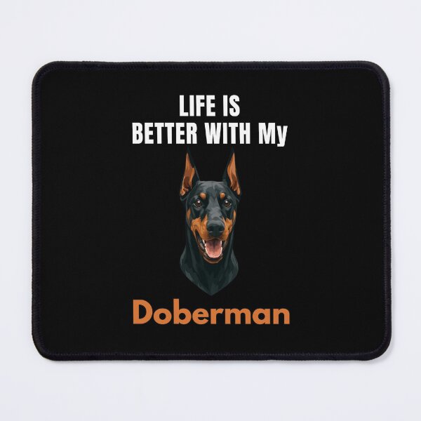 Item preview, Life Is Better With My Doberman – Cute Dog Mom & Dog Dad Gift designed and sold by YAKOUT-STUDIO.