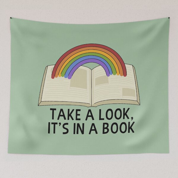 Item preview, “Take a look, it’s in a book” Rainbow Book designed and sold by EmiMills.