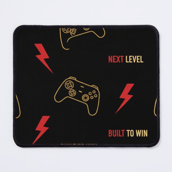 Item preview, Built to Win Neon Gaming Pattern — No Distraction & Legacy designed and sold by StickVerse by Owais.