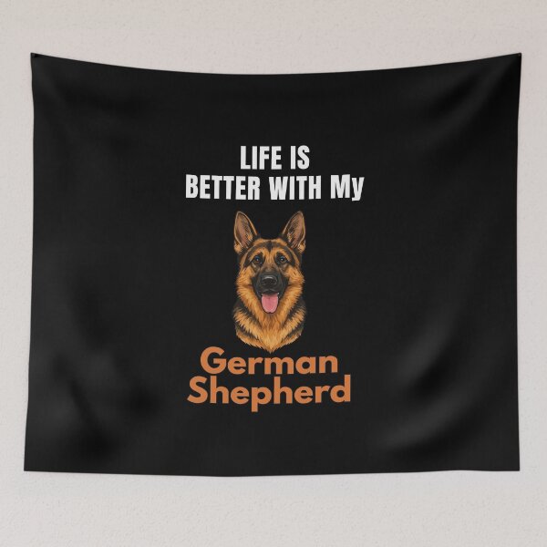 Item preview, Life Is Better With My German Shepherd – Cute Dog Mom & Dog Dad Gift designed and sold by YAKOUT-STUDIO.