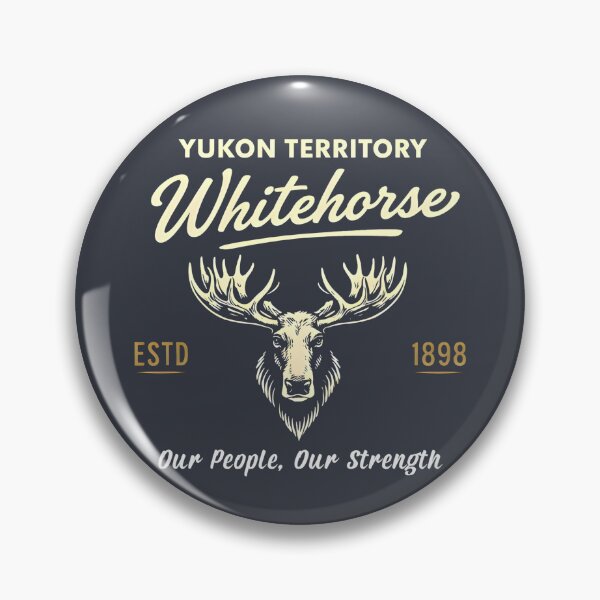 Item preview, Whitehorse Yukon Territory Canada Simple Moose Pride Motto  designed and sold by HowToCanadian.