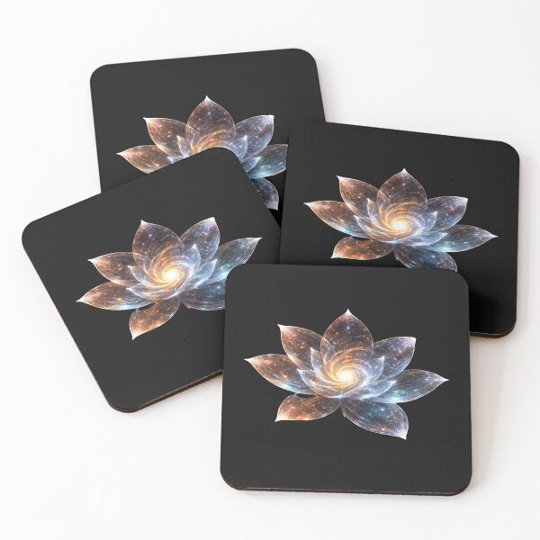 Item preview, Chrono Bloom – Cosmic Spiral Flower with Galaxy Glow (Sci-Fi Floral Art) designed and sold by slinsish.