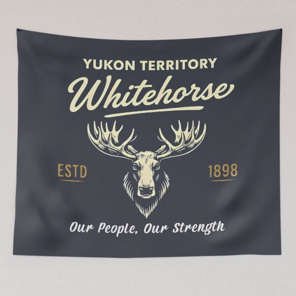 Item preview, Whitehorse Yukon Territory Canada Simple Moose Pride Motto  designed and sold by HowToCanadian.