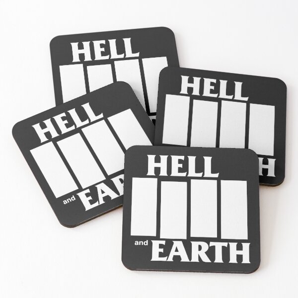 Item preview, Hell and Earth punk FLAG logo black and white designed and sold by Hellandearth.