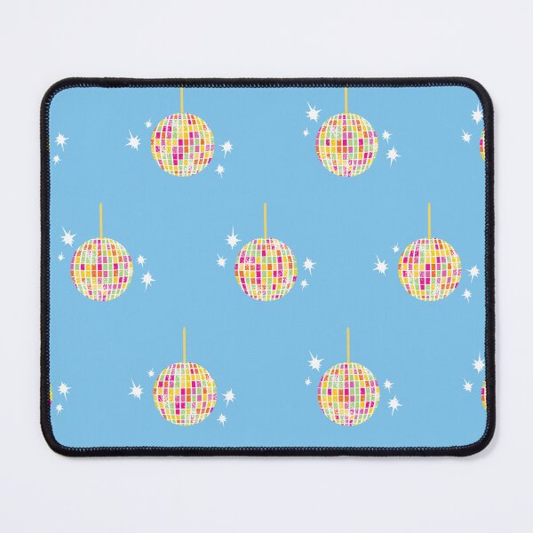 Item preview, Disco Ball Pattern 1 - Fruity Summer - Sky Blue designed and sold by Daniel Bevis Design.