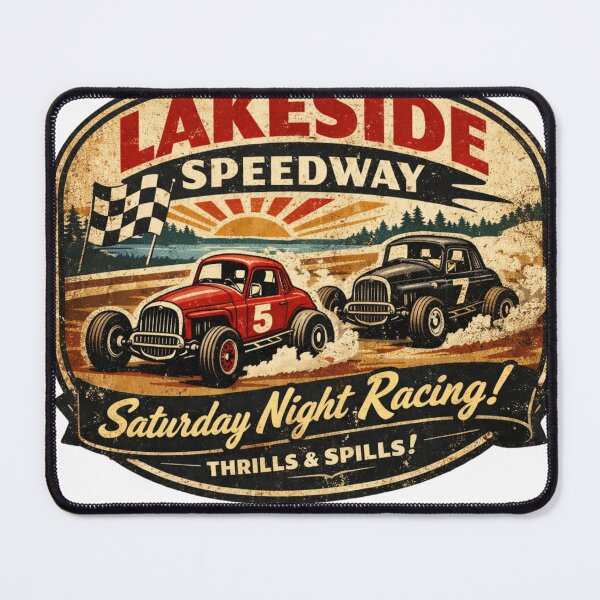 Item preview, Lakeside Speedway designed and sold by Rebel Design Works.