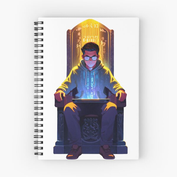 Item preview, Neon Throne Night Coder designed and sold by RØNI AI.