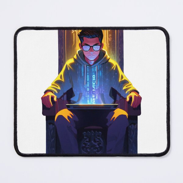 Item preview, Neon Throne Night Coder designed and sold by RØNI AI.