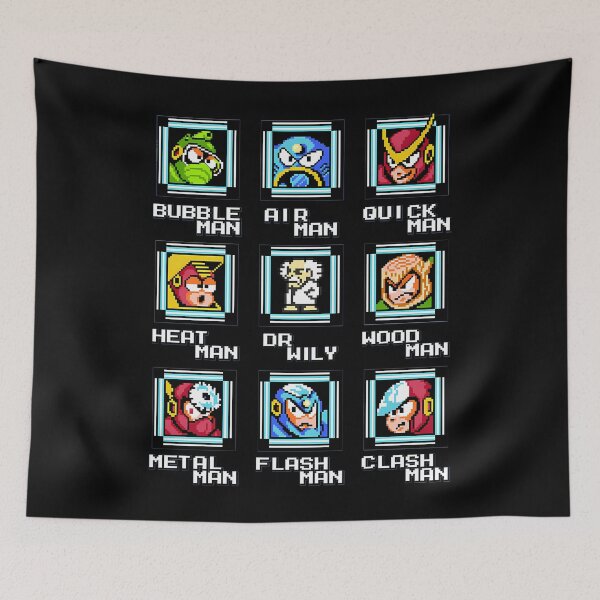 Item preview, Nes Video Game Mega Man Bosses designed and sold by Md Sohel.