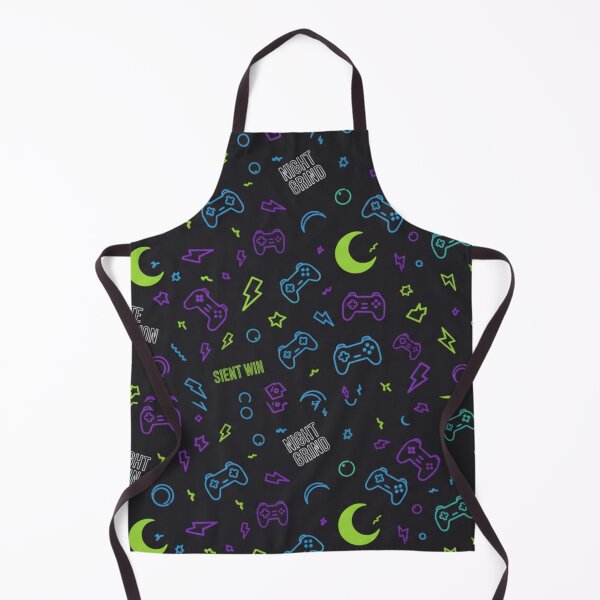 Item preview, Neon Night Grind: Midnight Gaming Pattern designed and sold by StickVerse by Owais.