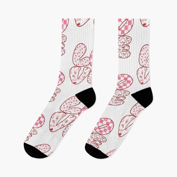 Item preview, LOVE Stacked Patterned Letters designed and sold by ice-apparel.