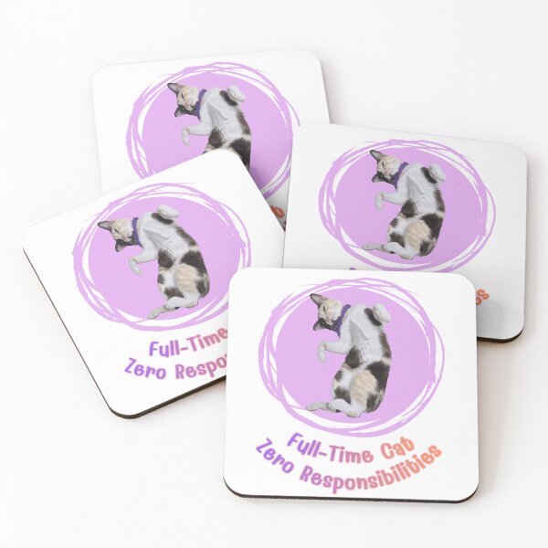Item preview, Funny Cat Gift for Cat Lovers – Full-Time Cat Zero Responsibilities designed and sold by Khong-Khwan.