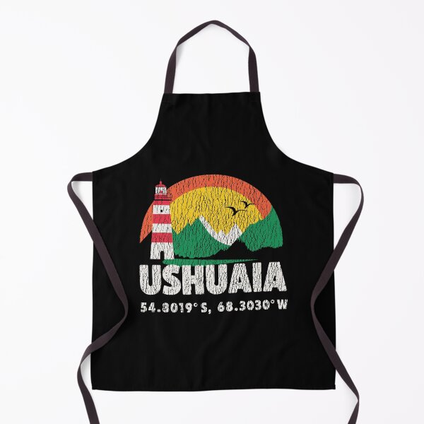 Item preview, Ushuaia Argentina Lighthouse Vintage design – Patagonia Sunset Retro Travel Graphic designed and sold by paulo silveira.