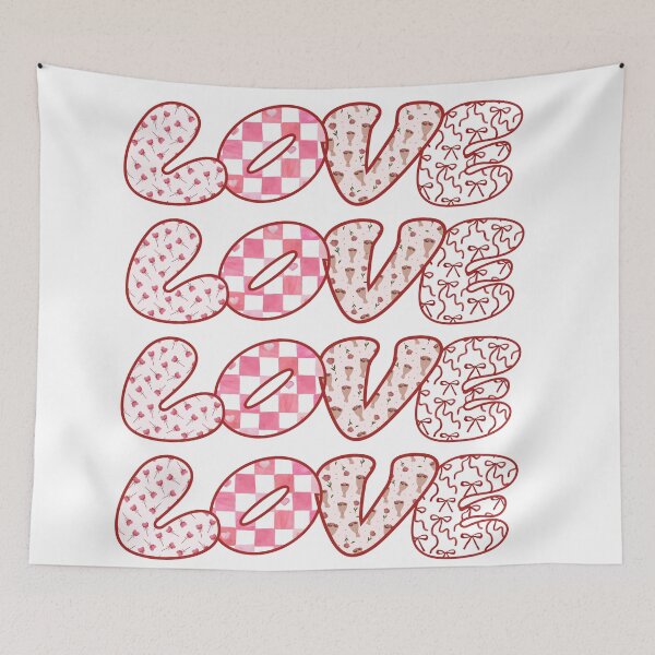 Item preview, LOVE Patterned Letters  designed and sold by ice-apparel.