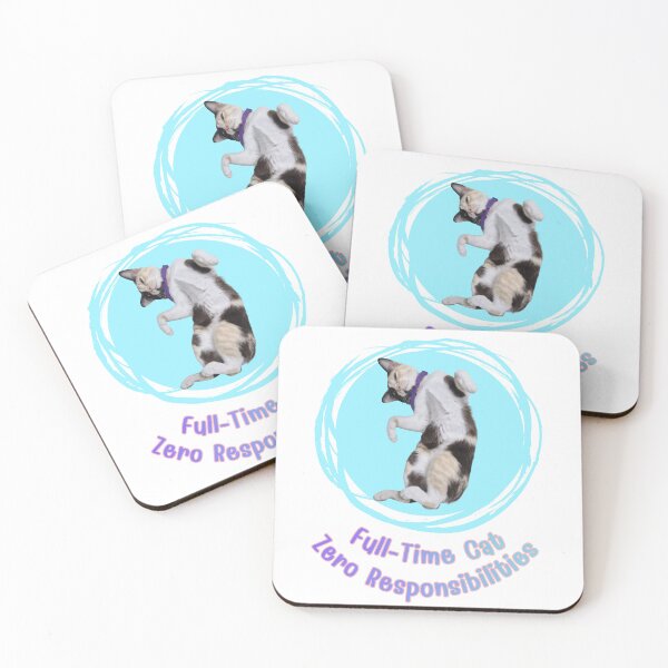 Item preview, Funny Cat Gift for Cat Lovers – Full-Time Cat Zero Responsibilities designed and sold by Khong-Khwan.