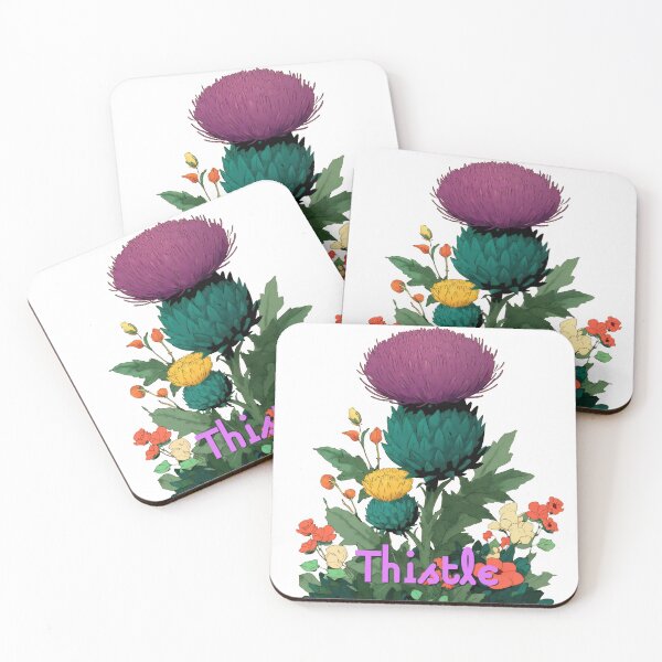 Item preview, Thistle Bloom: Vibrant Botanical Charm designed and sold by ForeverPrintsOK.