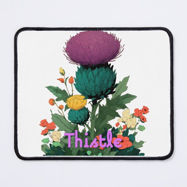 Item preview, Thistle Bloom: Vibrant Botanical Charm designed and sold by ForeverPrintsOK.