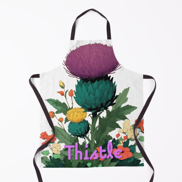Item preview, Thistle Bloom: Vibrant Botanical Charm designed and sold by ForeverPrintsOK.