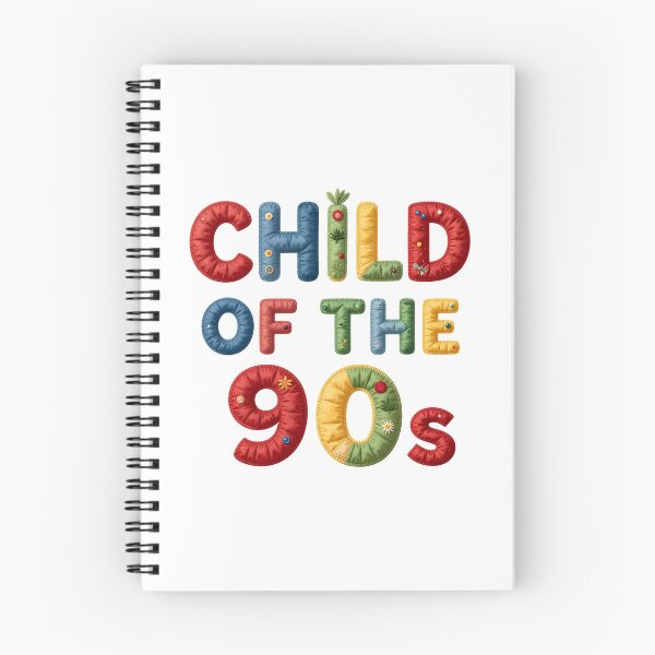Item preview, CHILD OF THE 90s - IN COLORFUL FAUX LETTERING designed and sold by AlexOBrienArt.