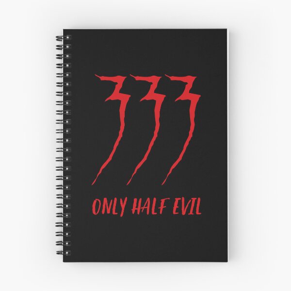 Item preview, 333 Only Half Evil (Red) designed and sold by STUDIO-72.