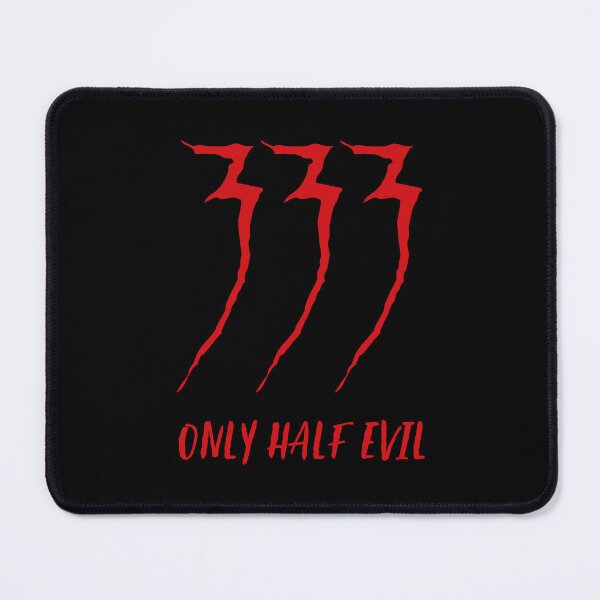 Item preview, 333 Only Half Evil (Red) designed and sold by STUDIO-72.