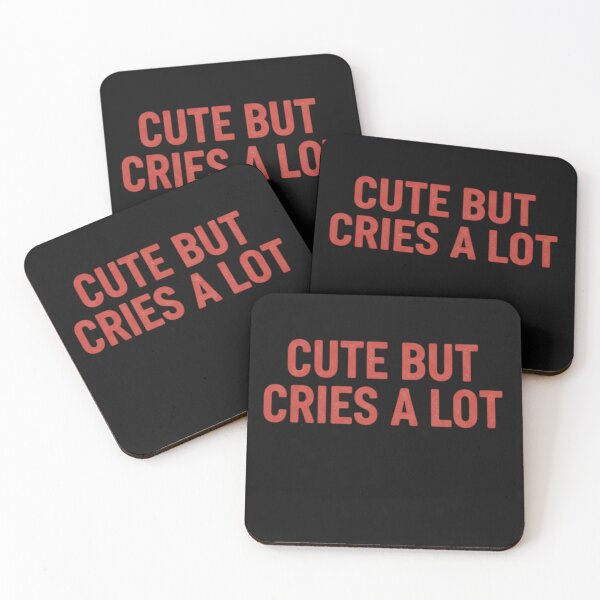 Item preview, Cute But Cries A Lot - Funny Emotional Typography designed and sold by AMICO77.