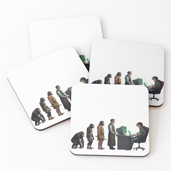 Item preview, Human Evolution into Tech Support designed and sold by RØNI AI.