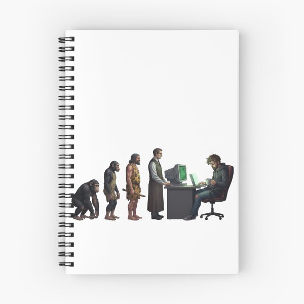 Item preview, Human Evolution into Tech Support designed and sold by RØNI AI.