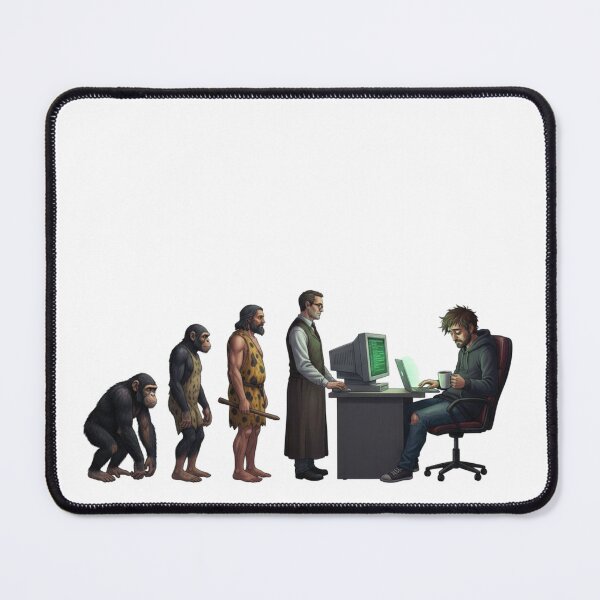 Item preview, Human Evolution into Tech Support designed and sold by RØNI AI.