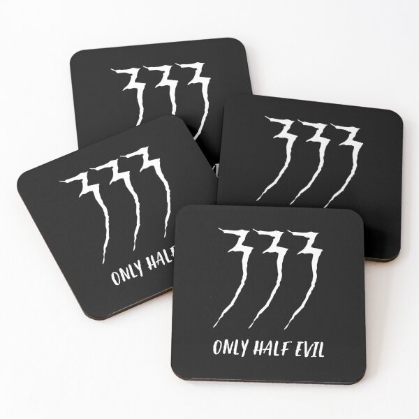 Item preview, 333 Only Half Evil (White) designed and sold by STUDIO-72.