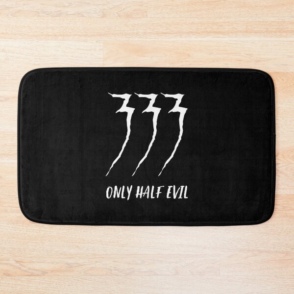Item preview, 333 Only Half Evil (White) designed and sold by STUDIO-72.