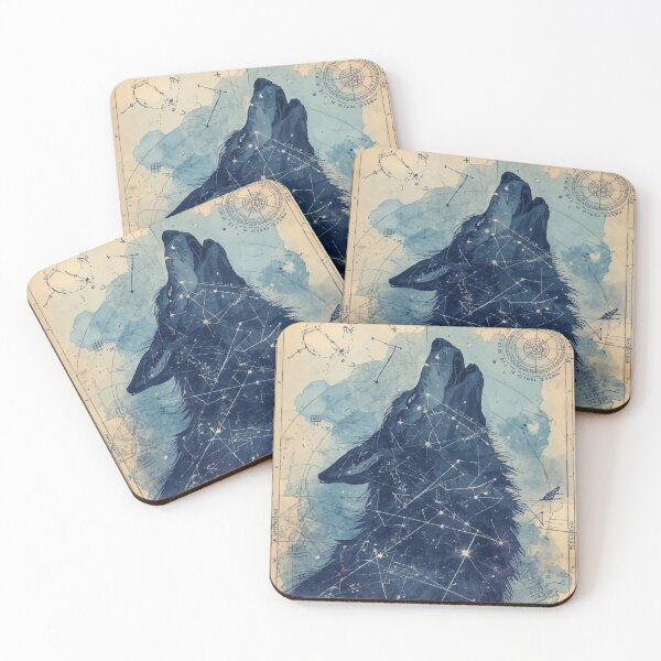 Item preview, Wolf Constellation B designed and sold by AbstractAnom.