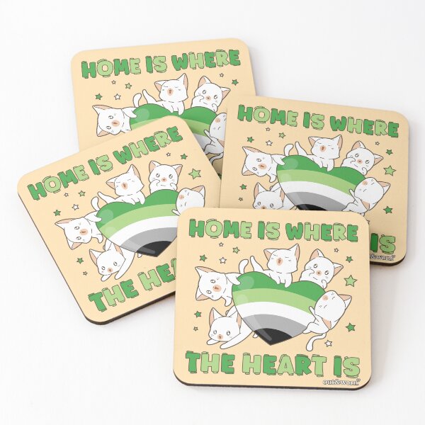 Item preview, Home Is Where The Heart Is - Aromantic Design designed and sold by outandworn.