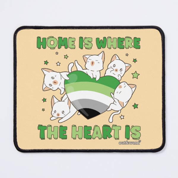 Item preview, Home Is Where The Heart Is - Aromantic Design designed and sold by outandworn.