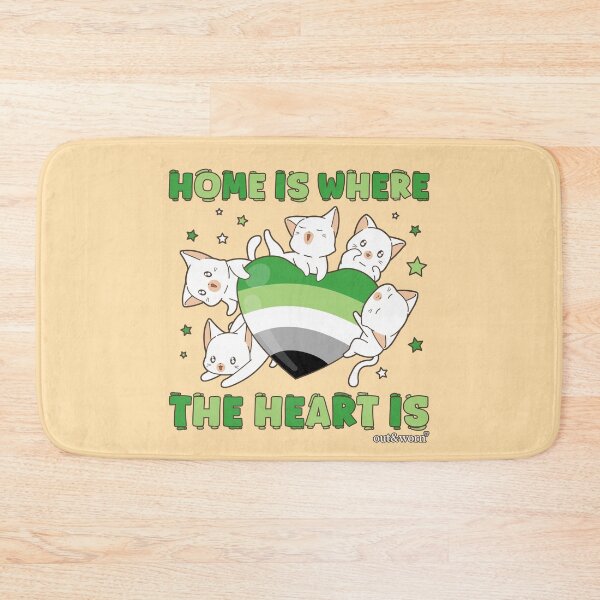 Item preview, Home Is Where The Heart Is - Aromantic Design designed and sold by outandworn.