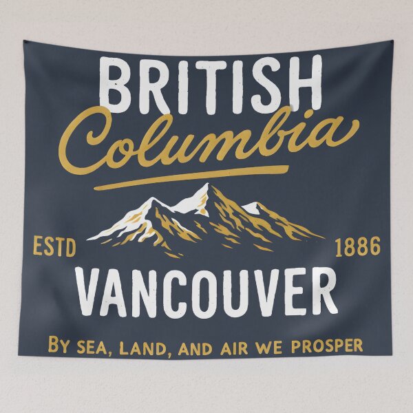 Item preview, Retro Vancouver BC Canada Mountains Simple Motto Pride designed and sold by HowToCanadian.