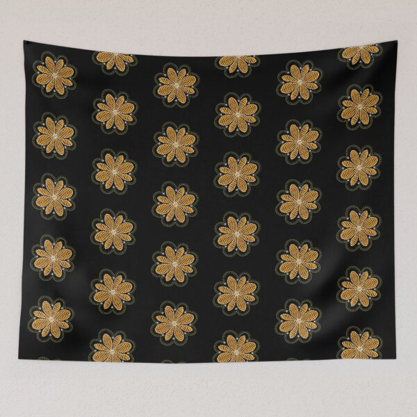 Item preview, Floral Flower Pattern - Embroidery style designed and sold by ShreecreatE.