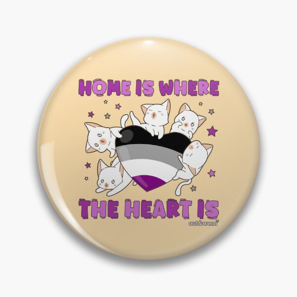 Item preview, Home Is Where The Heart Is - Asexual Design designed and sold by outandworn.