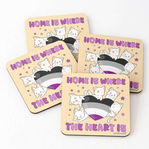 Item preview, Home Is Where The Heart Is - Asexual Design designed and sold by outandworn.