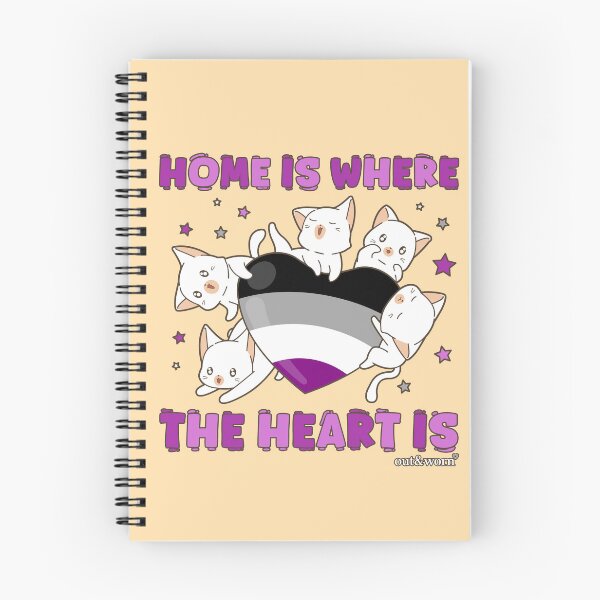 Item preview, Home Is Where The Heart Is - Asexual Design designed and sold by outandworn.