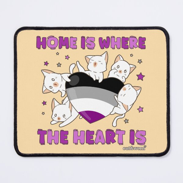 Item preview, Home Is Where The Heart Is - Asexual Design designed and sold by outandworn.