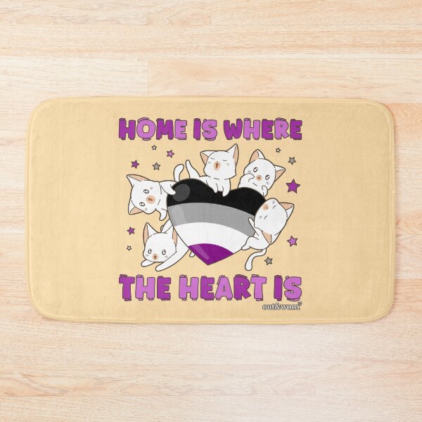 Item preview, Home Is Where The Heart Is - Asexual Design designed and sold by outandworn.