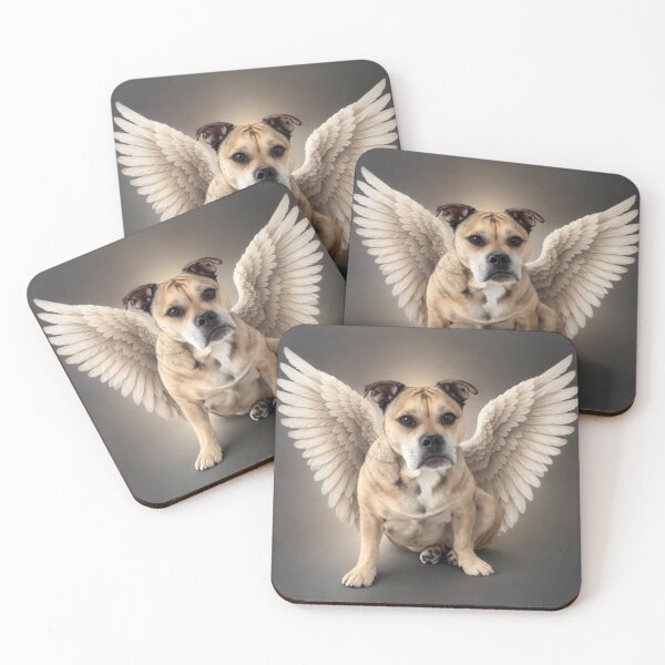 Item preview, A dog with angel wings designed and sold by AinjvecArt.