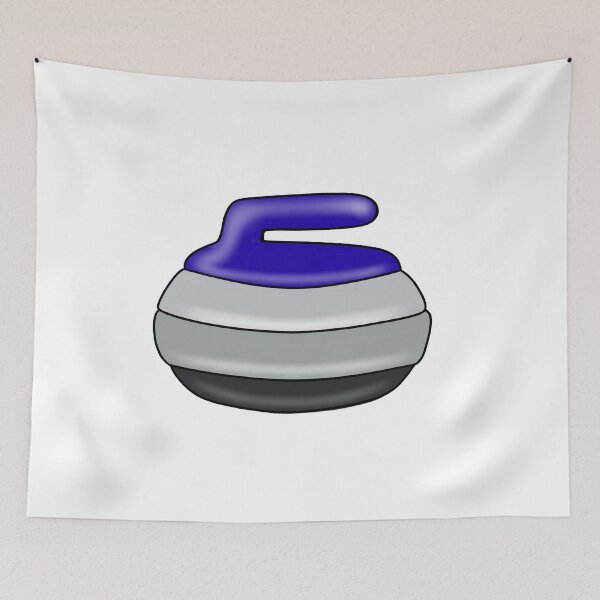 Item preview, Blue Curling Stone designed and sold by Sartoris Art.