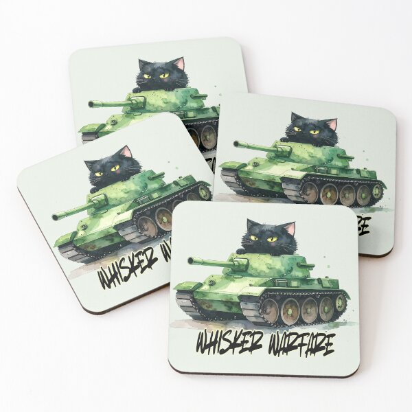 Item preview, Whisker warfare, black cat in armor designed and sold by LiskoDesign.