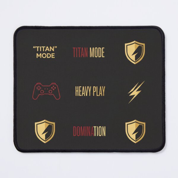 Item preview, Titan Mode Activated – Heavy Play Domination Gaming Pattern designed and sold by StickVerse by Owais.