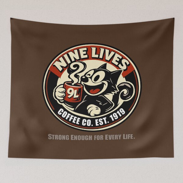Item preview, Felix the Cat - 9 Live Coffee Co designed and sold by VoglR.